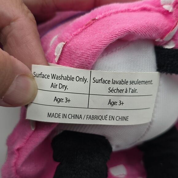 Disney Minnie Mouse Plush Pink Polka Dot Dress Interactive Press Hand 10” - Picture 17 of 17